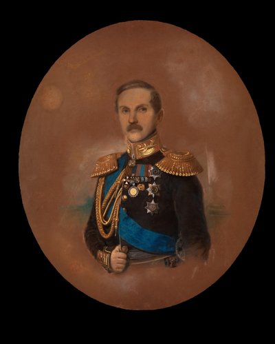 Retrato del Conde Pyotr Kleinmichel de Friedrich Randel