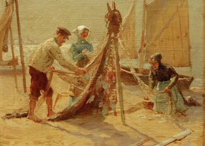 Los remendadores de redes de Friedrich Raupp