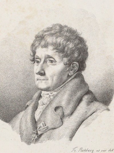 Retrato del compositor Antonio Salieri de Friedrich Rehberg