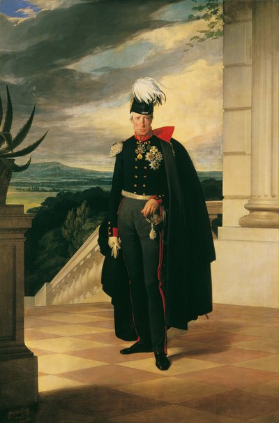 Emperador Francisco I de Austria 1768-1835 en Uniforme de General Prusiano, 1834 de Friedrich Ritter von Amerling