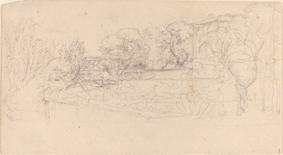 Un jardín en terrazas junto a una villa de Friedrich Salathé