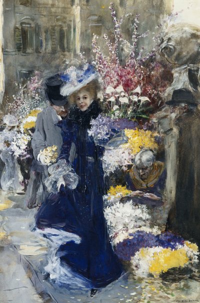 El Vendedor de Flores de Friedrich Stahl