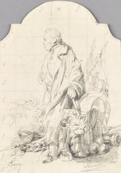 Alegoría de la guerra y Radetzky de Friedrich Sturm