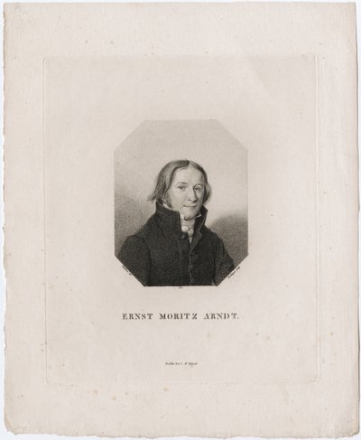 Retrato de Ernst Moritz Arndt de Friedrich Wilhelm Bollinger
