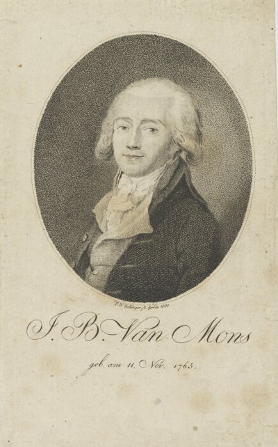 Retrato de Jean-Baptiste Van Mons 1765-1842 de Friedrich Wilhelm Bollinger