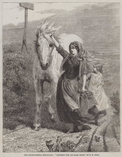 Llevando a casa la vieja yegua de Friedrich Wilhelm Keyl