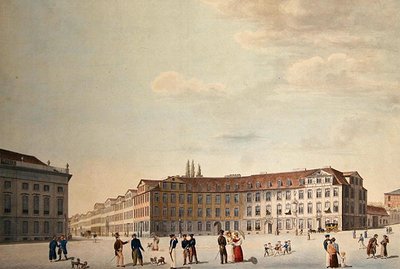 La Plaza del Rey en Kassel de Friedrich Wilhelm Selig