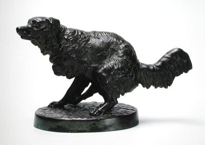 Perro de caza de pelo largo de Friedrich Wilhelm Wolff