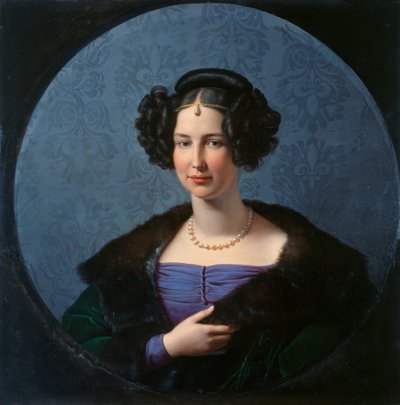 Princesa Luisa de Anhalt-Bernburg 1799-1882, c. 1840 de Friedrich Wilhelm von Schadow