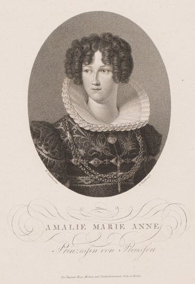 Princesa Marianne de Prusia 1785-1846, después de 1812 de Friedrich Wilhelm von Schadow