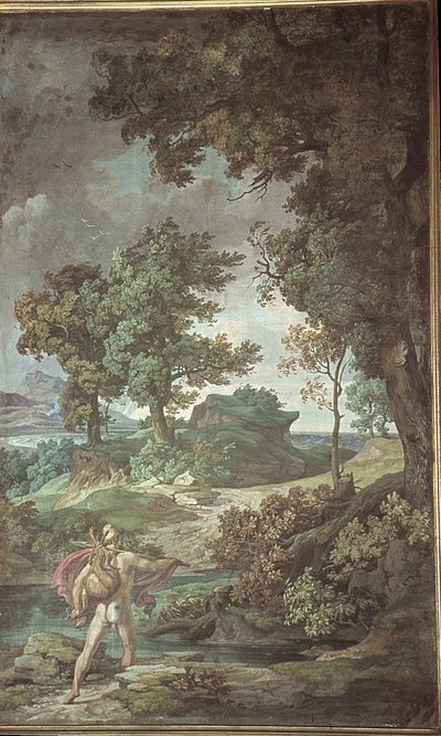 El regreso de Odiseo de la caza, Escenas de la Odisea de Friedrich the Elder Preller