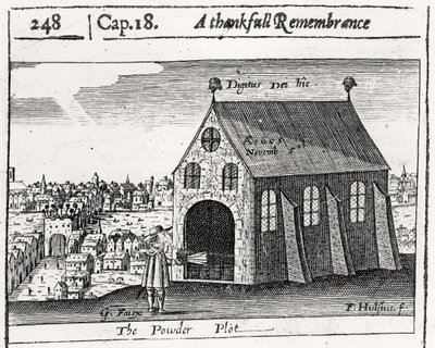 Un Agradecido Recuerdo de la Conspiración de la Pólvora, 5 de noviembre de 1605 de Friedrich van Hulsen