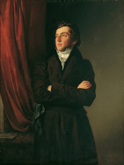 El pintor Robert Theer de Friedrich von Amerling