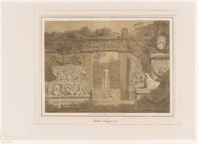 Fantasía arquitectónica con elementos antiguos
Antique Fragmente (título en el objeto) de Friedrich von Gärtner