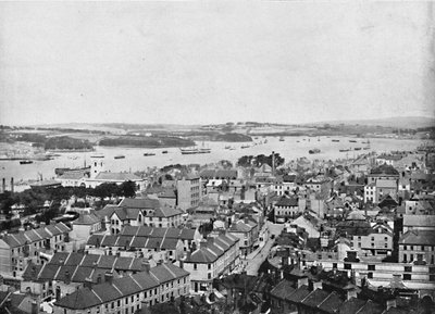 Devonport y el Hamoaze: Desde la columna de Frith and Co