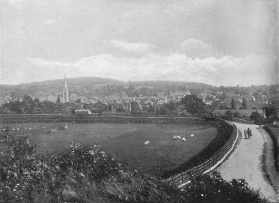 Dorking: Desde arriba de la estación de Frith and Co