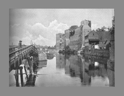 Castillo y Puente de Newark, c1900 de Frith and Co