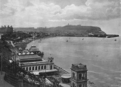 Scarborough: La Bahía Sur y el Spa, c1896 de Frith and Co