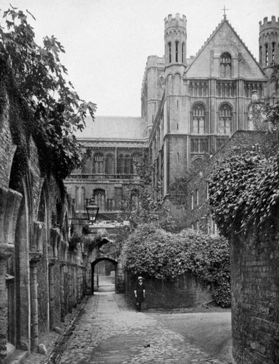 Los Escalones, Catedral de Peterborough, Cambridgeshire, 1924-1926 de Frith and Co