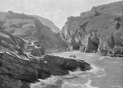 Castillo de Tintagel, c1896 de Frith and Co