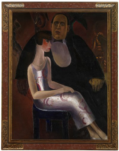 Retrato de Paul-Gustave Van Hecke y su esposa Norine de Frits van den Berghe
