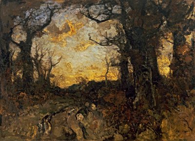 tarde en el bosque de Fritz Baer