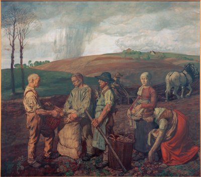 Cosecha de patatas de Fritz Böhle