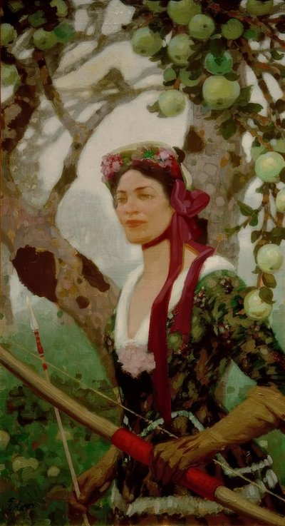 Diana moderna de Fritz Erler