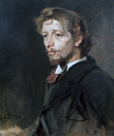 Retrato de un Joven, c. 1880 de Fritz Karl Hermann von Uhde