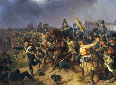 Episodio de la reunión cerca de Znaim 1809 de Fritz L