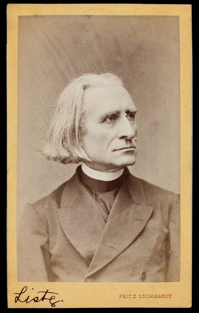 Retrato de Franz Liszt de Fritz Luckhardt