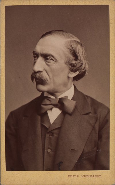 Retrato del compositor Carl Evers 1819-1875 de Fritz Luckhardt