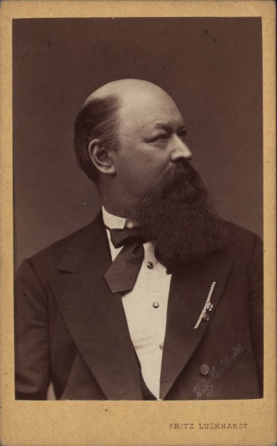 Retrato del compositor Franz von Suppé 1819-1895 de Fritz Luckhardt