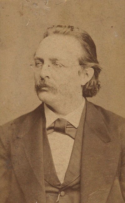 Retrato del organista y compositor Edmund Kretschmer 1830-1908, c. 1880 de Fritz Luckhardt