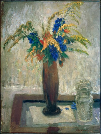 Bodegón con ramo de flores de prado de Fritz Mackensen
