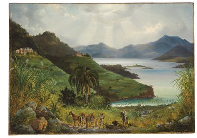 Cruz Bay; Cinnamon Bay, Antillas danesas (Islas Vírgenes de EE.UU.) de Fritz Siegfried Georg Melbye