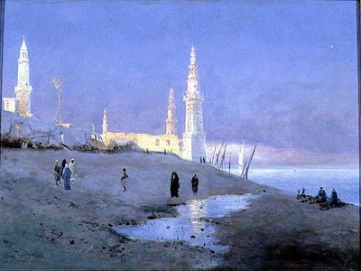 Atardecer en el Nilo de Fritz Staehr Olsen