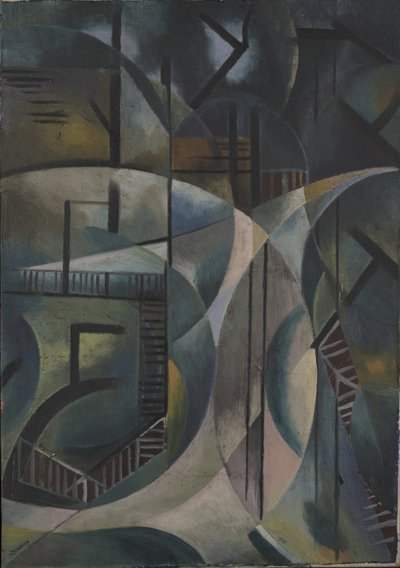 Paisaje en el parque, 1920 de Fritz Stuckenberg