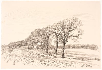 Paisaje con Robles. Føns de Fritz Syberg