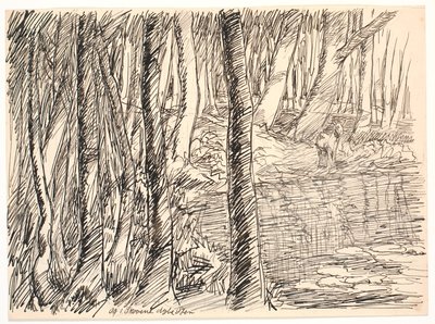 Lagos profundos en el bosque de Fritz Syberg