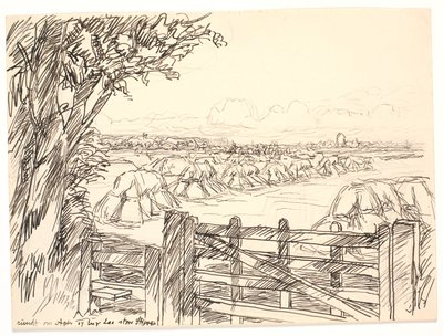 Alrededor del Campo y el Prado había Grandes Bosques de Fritz Syberg