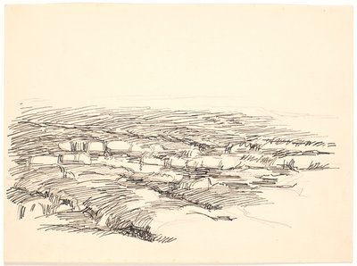 Estudio para paisaje del Mosela de Fritz Syberg