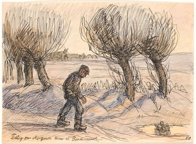 Temprano en la mañana vino un campesino de Fritz Syberg
