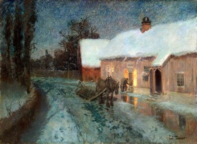 Noche, años 1880 de Fritz Thaulov