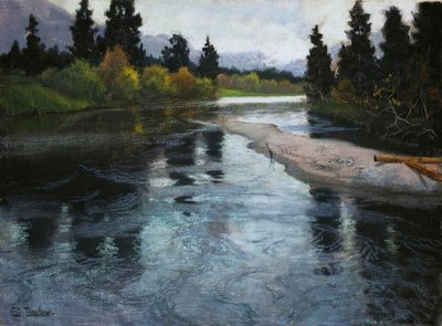 Río, c. 1883 de Fritz Thaulov
