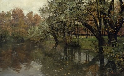 Día de otoño por Akerselva de Fritz Thaulow