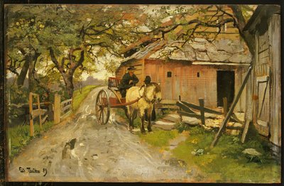 Chismes amistosos, 1889 de Frits Thaulow