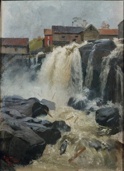 cataratas haug de Fritz Thaulow