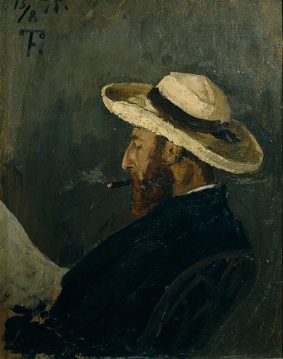 Retrato de Fredrik Collett de Fritz Thaulow