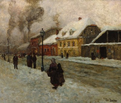 Tramo de calle de Groenland (Oslo) de Fritz Thaulow